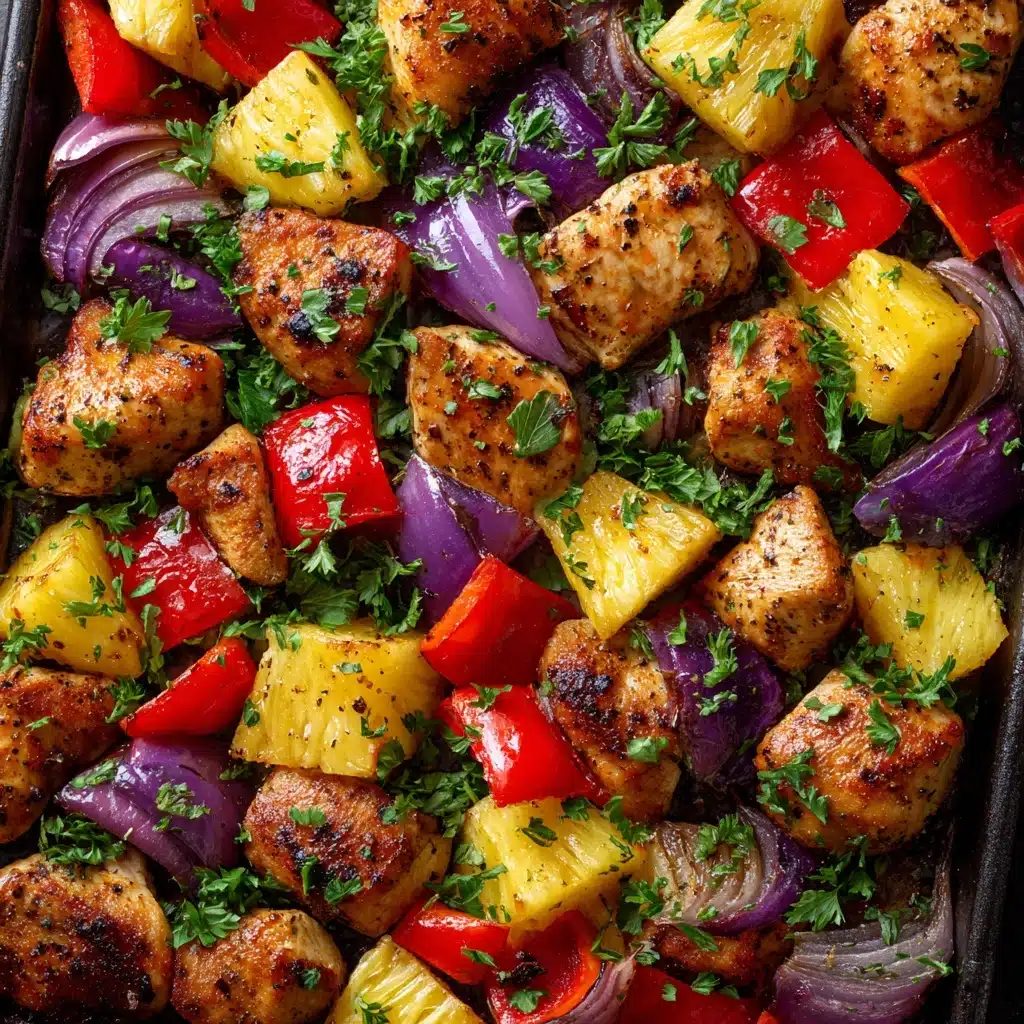 Hawaiian Chicken Sheet Pan Recipe - Recipe Image