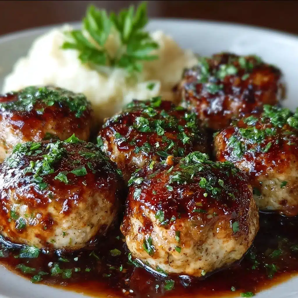 Garlic Parmesan Meatloaves Recipe - Recipe Image