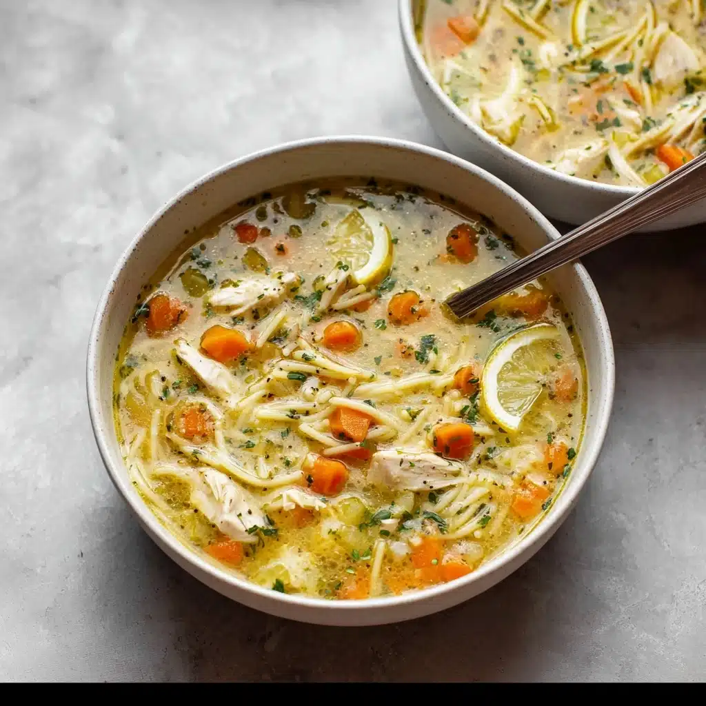 Lemon Chicken Orzo Soup Recipe - Recipe Image