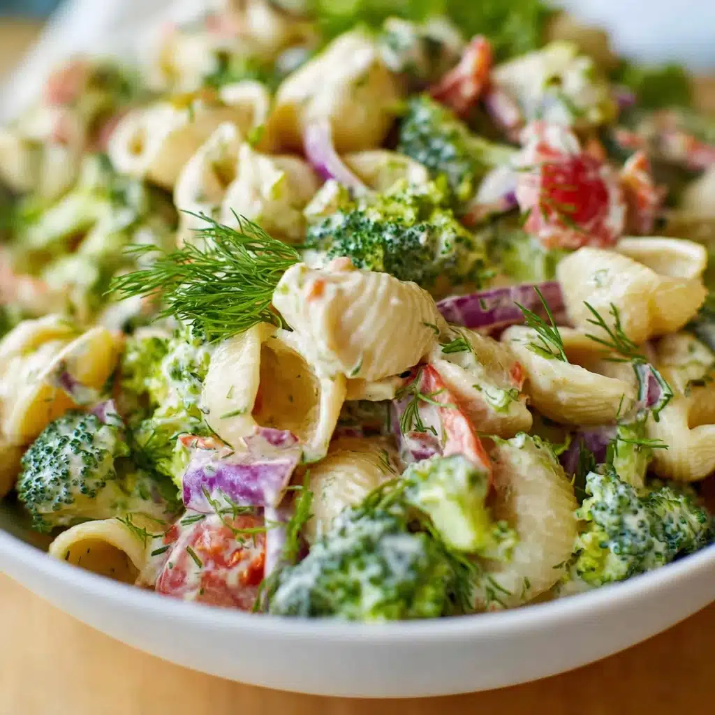 Creamy Ranch Protein Pasta Salad Recipe - Recipe Image