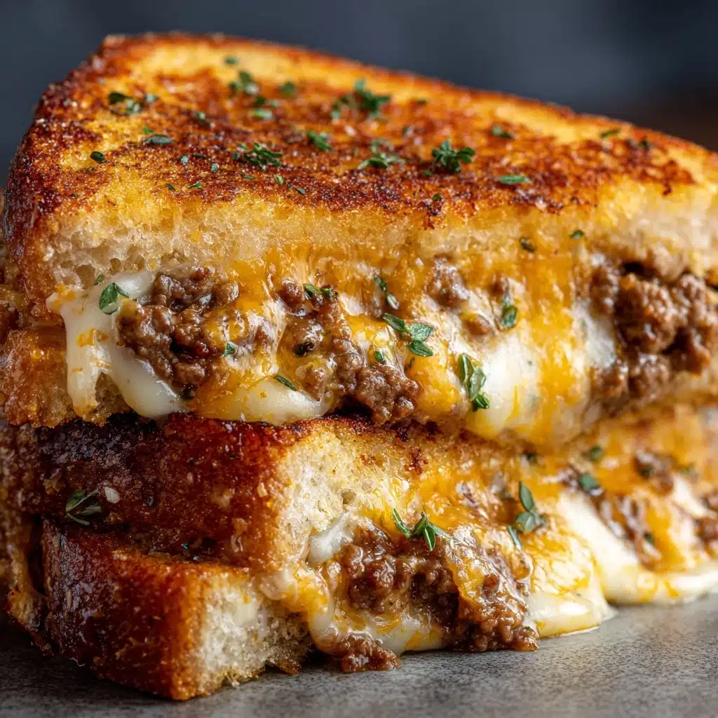 Meatloaf Grilled Cheese Melt Recipe - Recipe Image