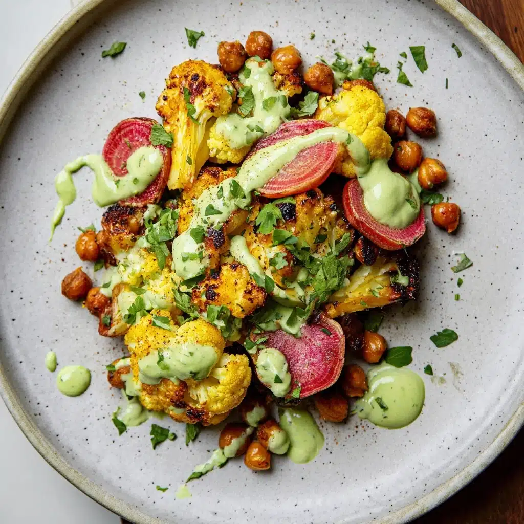 Roasted Cauliflower With Mint Yogurt Sauce Recipe - Recipe Image