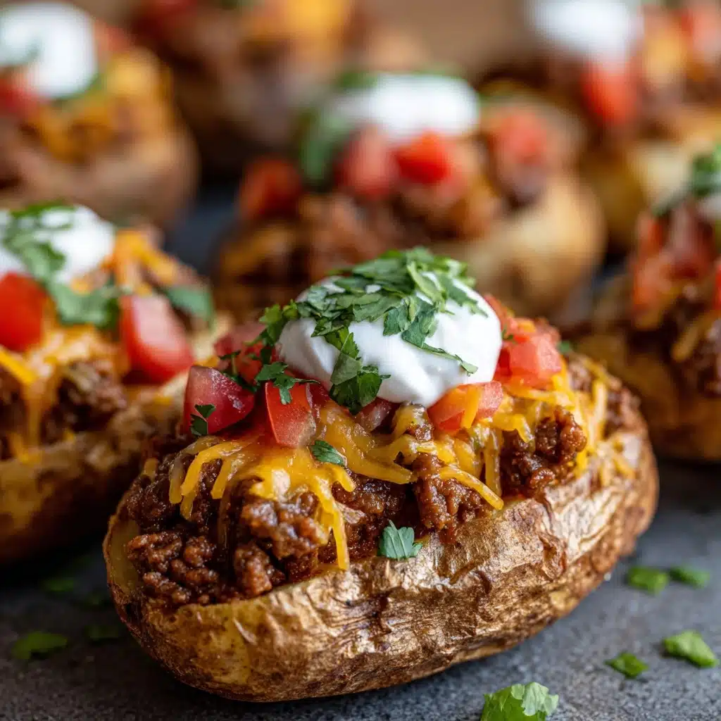 Cheesy Taco Potatoes Recipe - Recipe Image