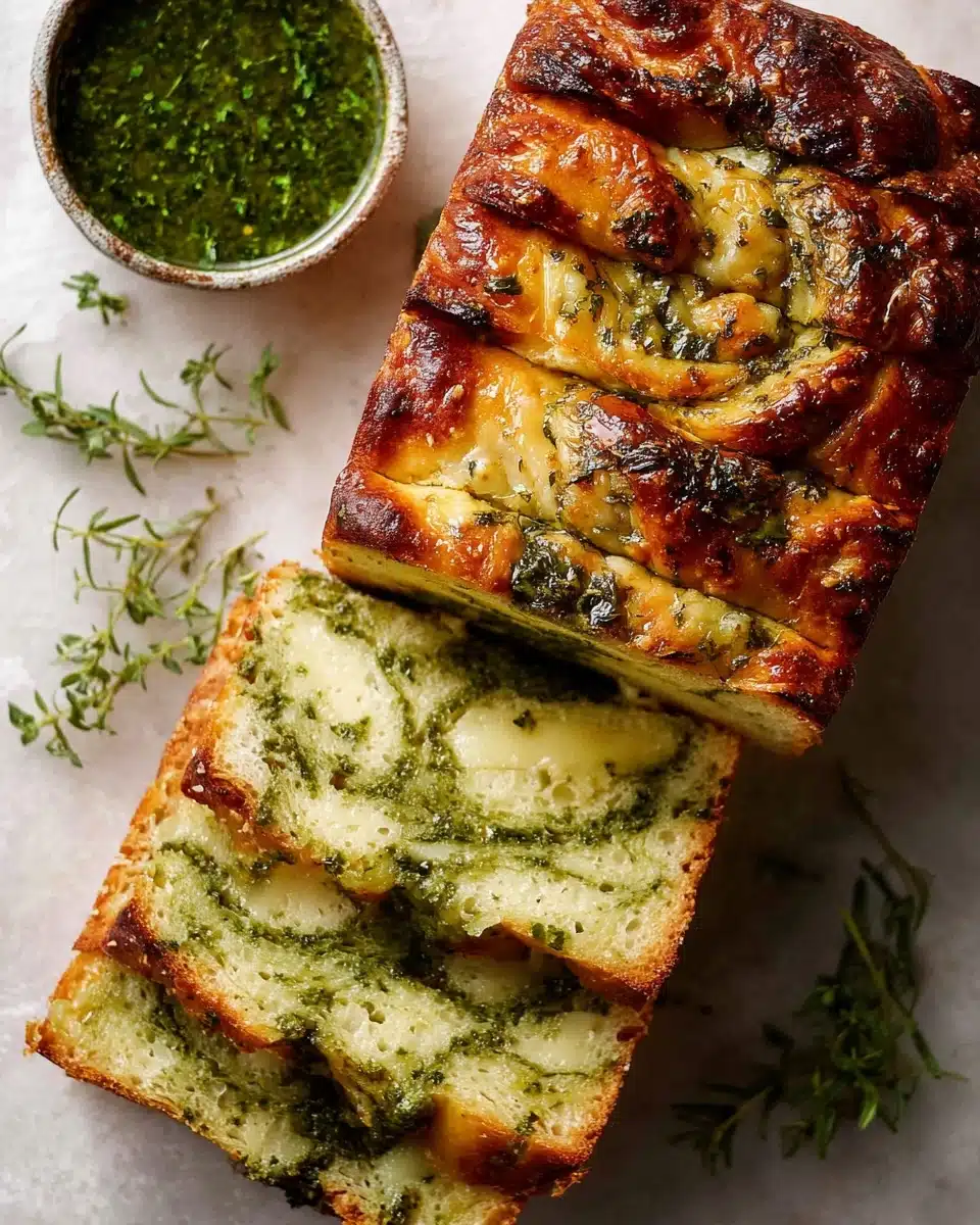 Cheese, Herb & Garlic Quick Bread Recipe