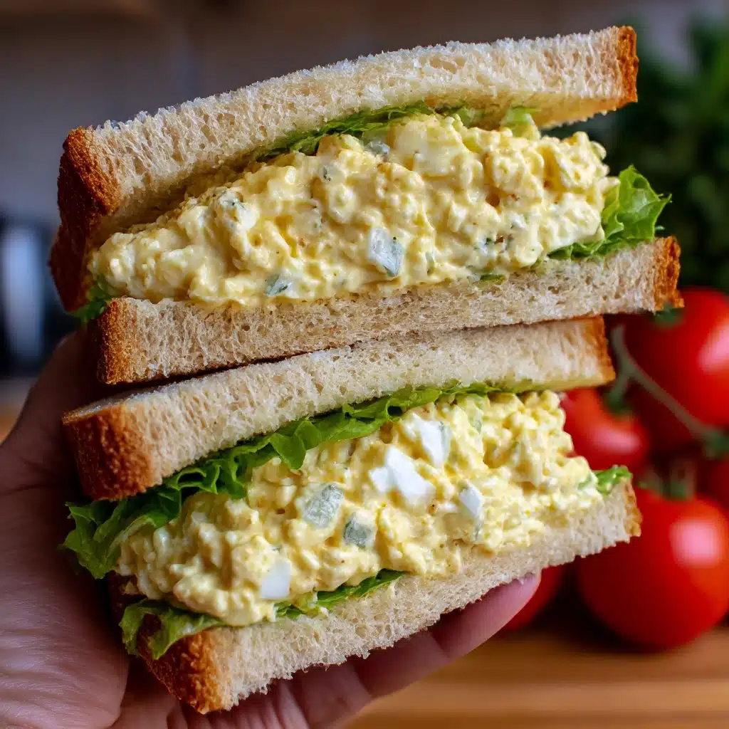 How to Make Egg Salad Sandwiches Recipe - Recipe Image
