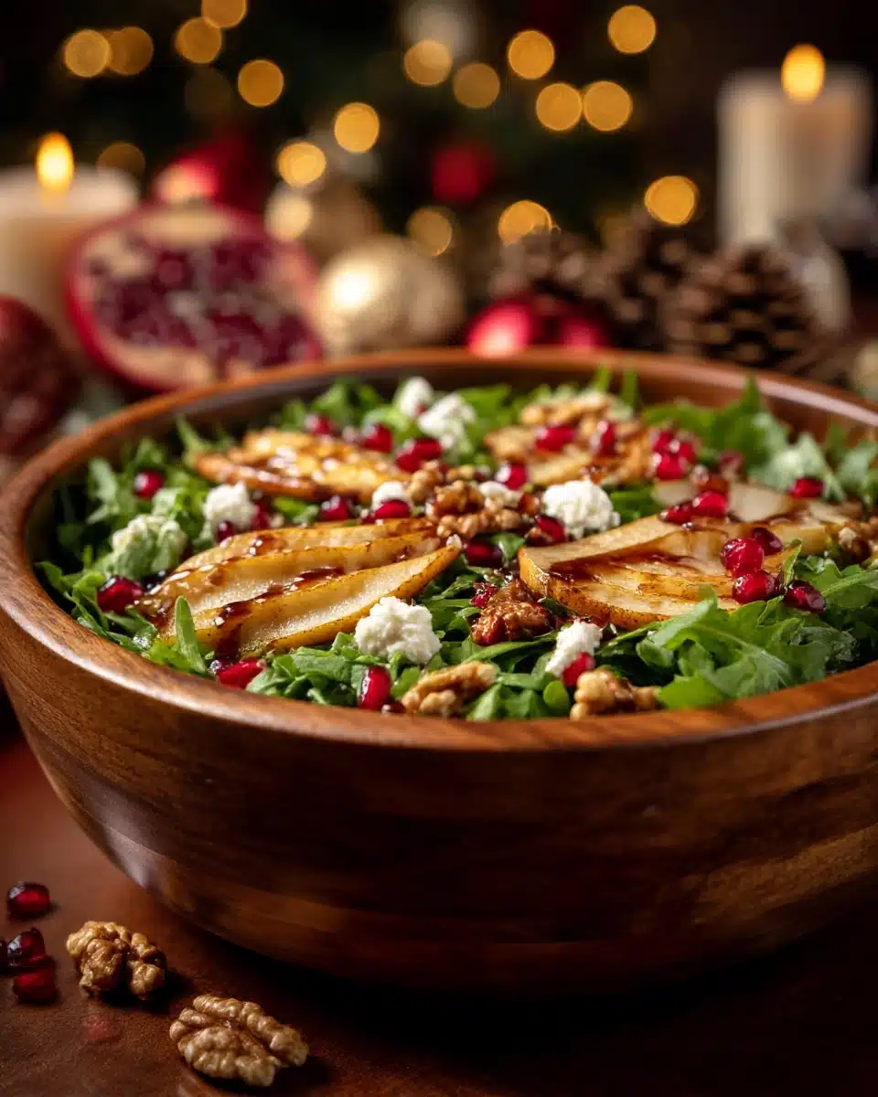 Christmas Salad with Honey Mustard Dressing Recipe