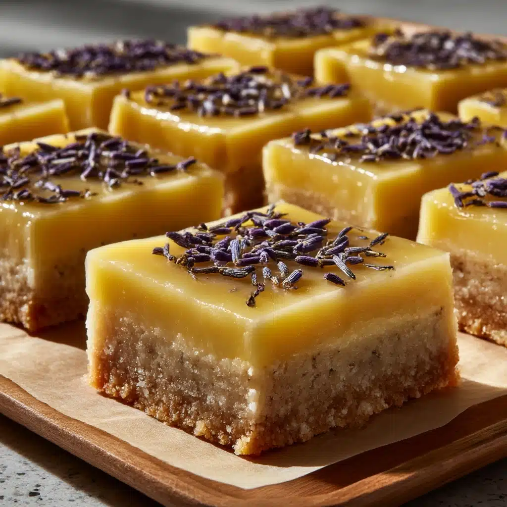 Lavender Lemon Bars Recipe - Recipe Image
