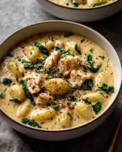 Creamy Garlic Chicken Gnocchi Soup Recipe
