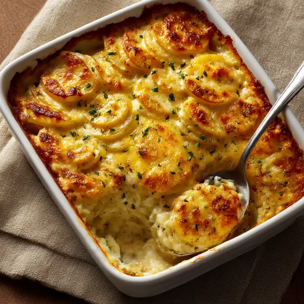 Cheesy Scalloped Potatoes Recipe - Recipe Image
