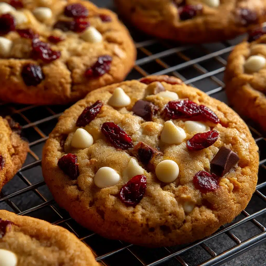 White Chocolate Oatmeal Cranberry Cookies Recipe - Recipe Image