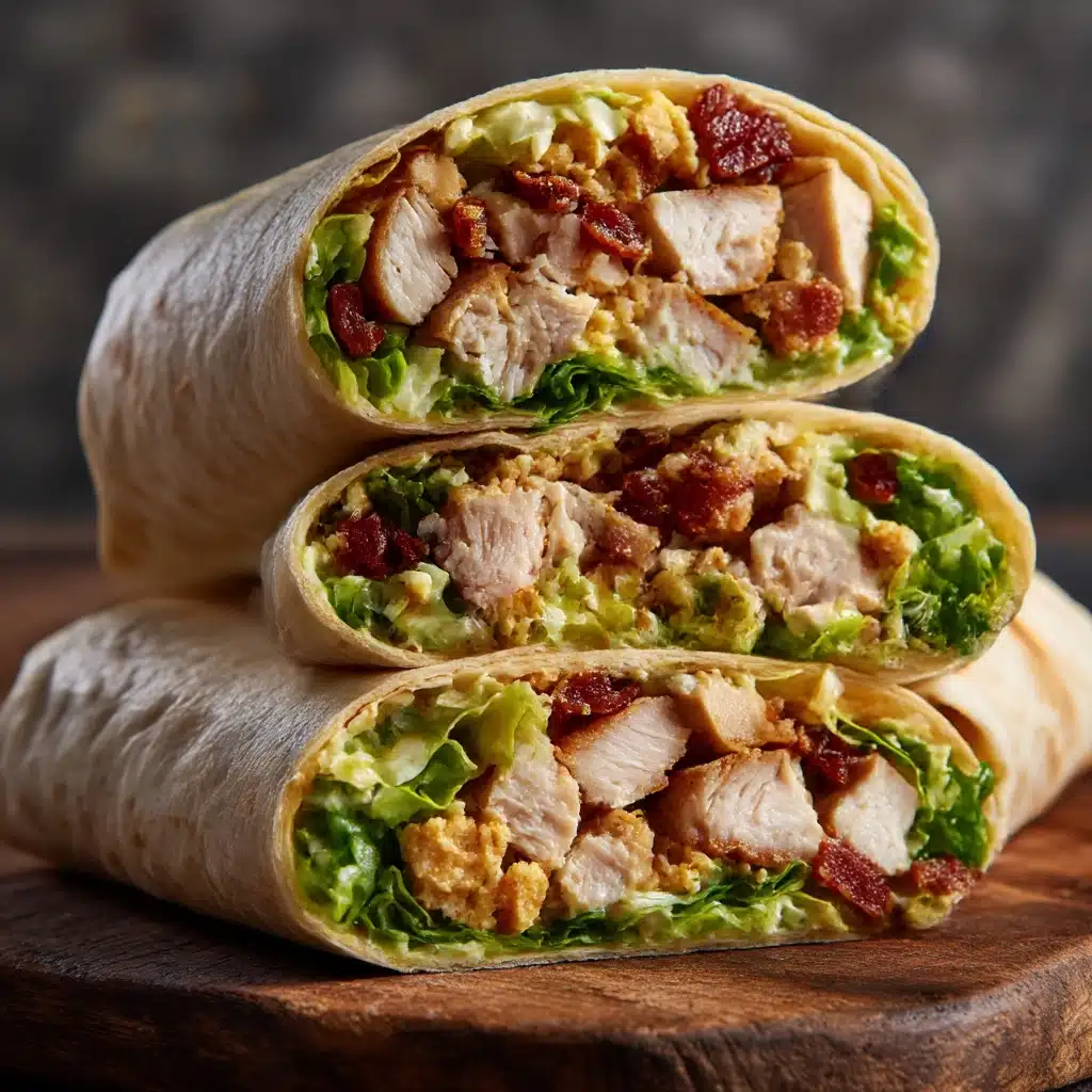 Chicken Caesar Wraps Recipe - Recipe Image