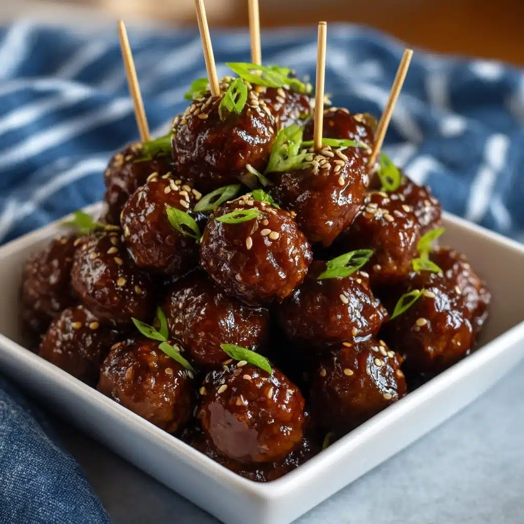 Asian Crockpot Meatballs Recipe - Recipe Image
