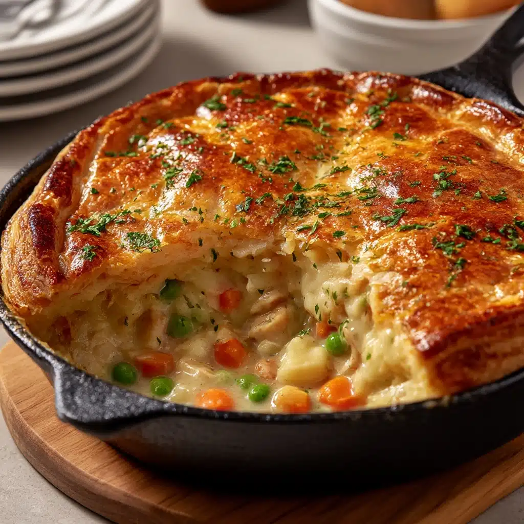 Double Crust Chicken Pot Pie Recipe - Recipe Image