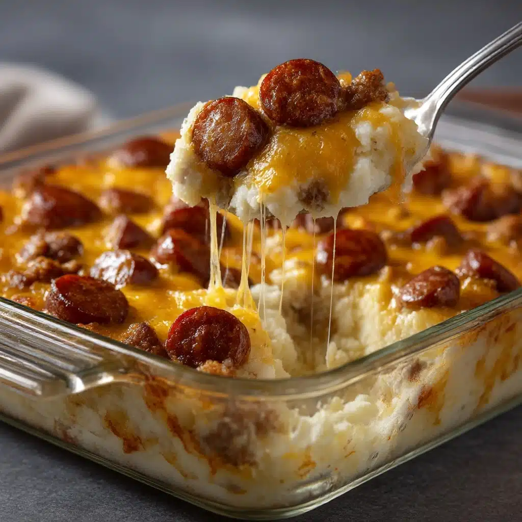 Smoked Sausage and Hashbrown Casserole Recipe - Recipe Image