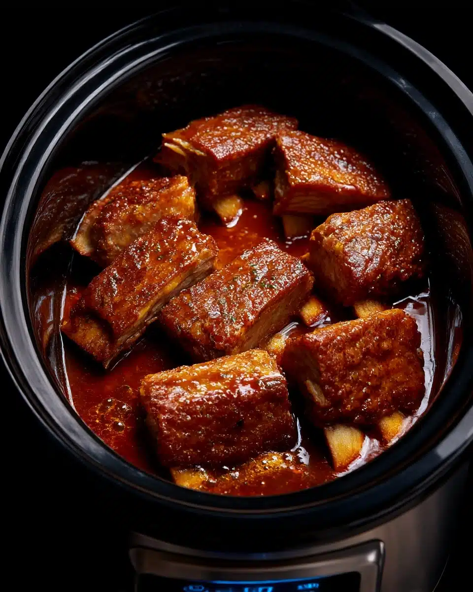 Crockpot Barbecue Ribs Recipe