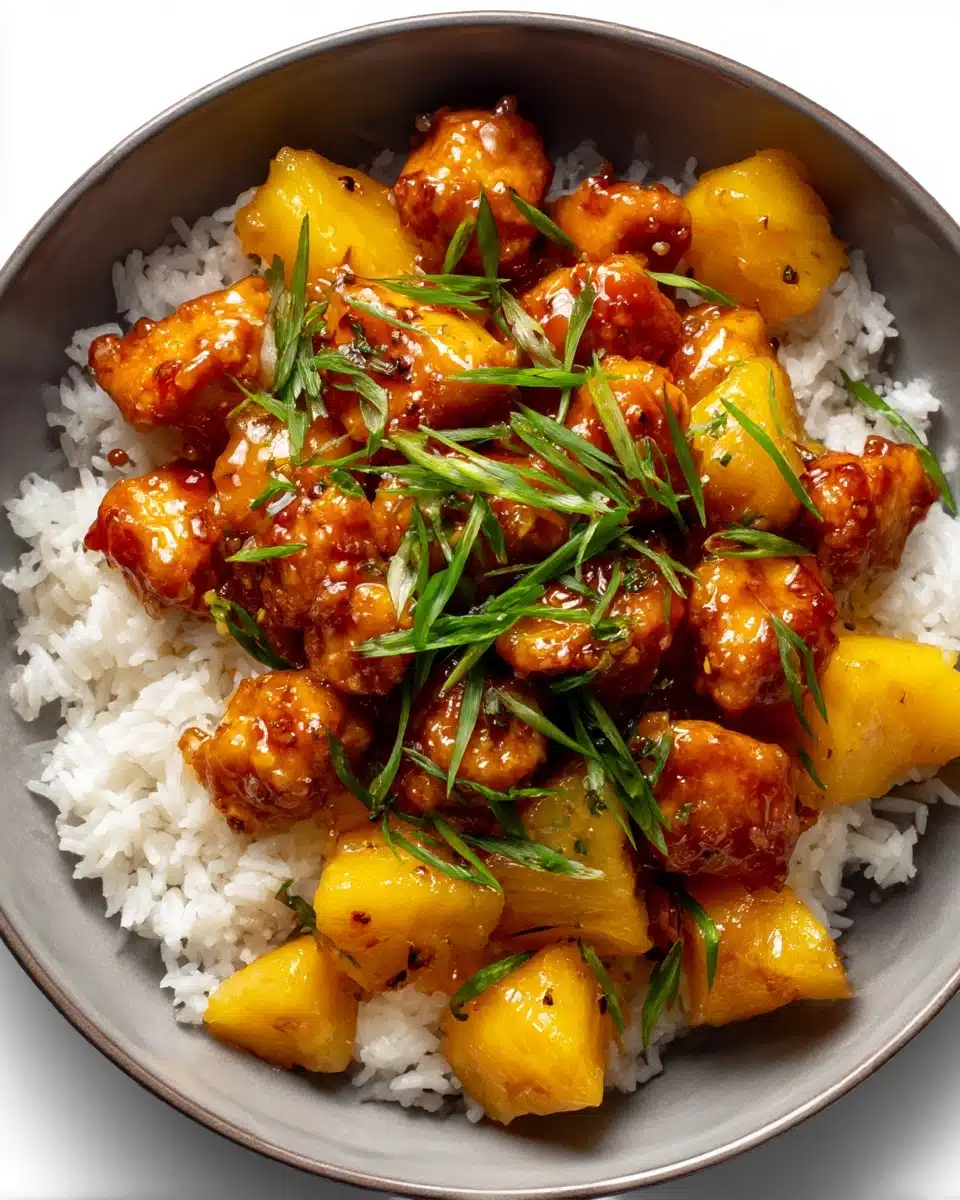 easy Pineapple Chicken and Rice Recipe