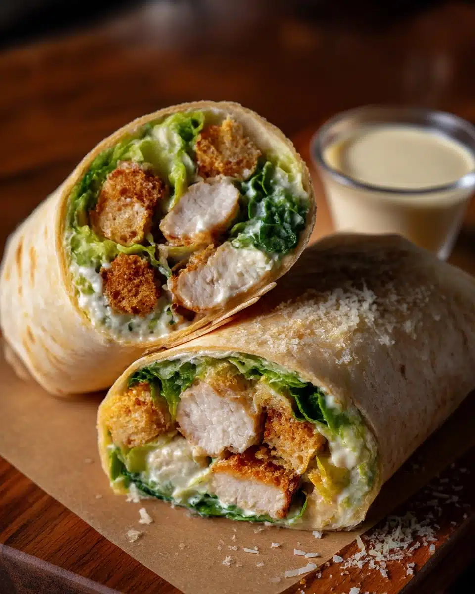 Chicken Caesar Wrap Recipe
