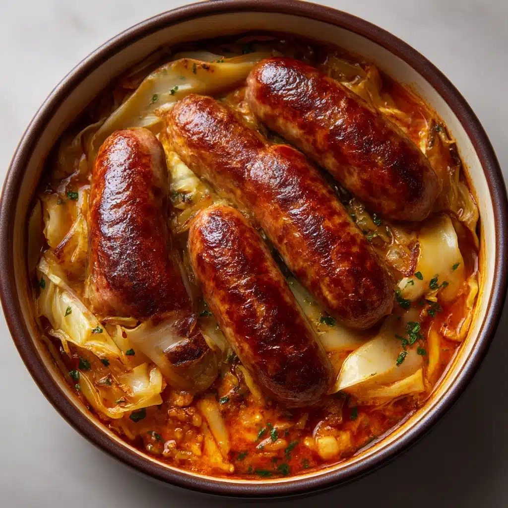 Romanian Slow Roasted Caramelized Cabbage Recipe - Recipe Image