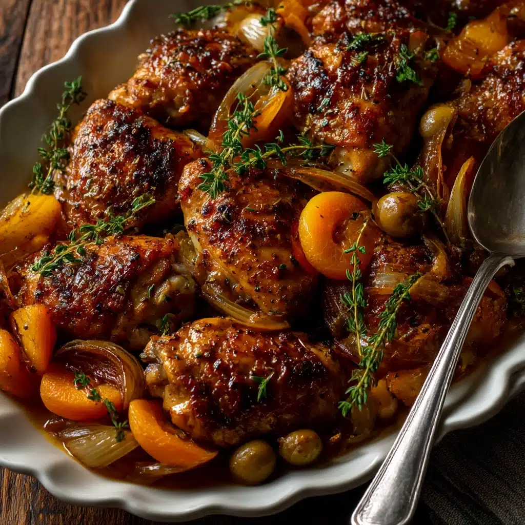 Apricot Chicken with Olives Recipe - Recipe Image