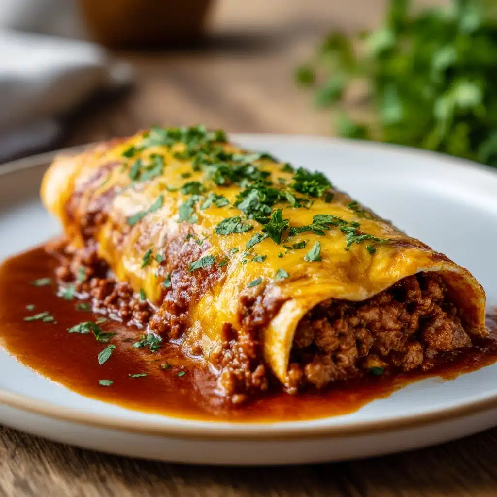 Cheese Enchiladas with Chili Gravy Recipe - Recipe Image