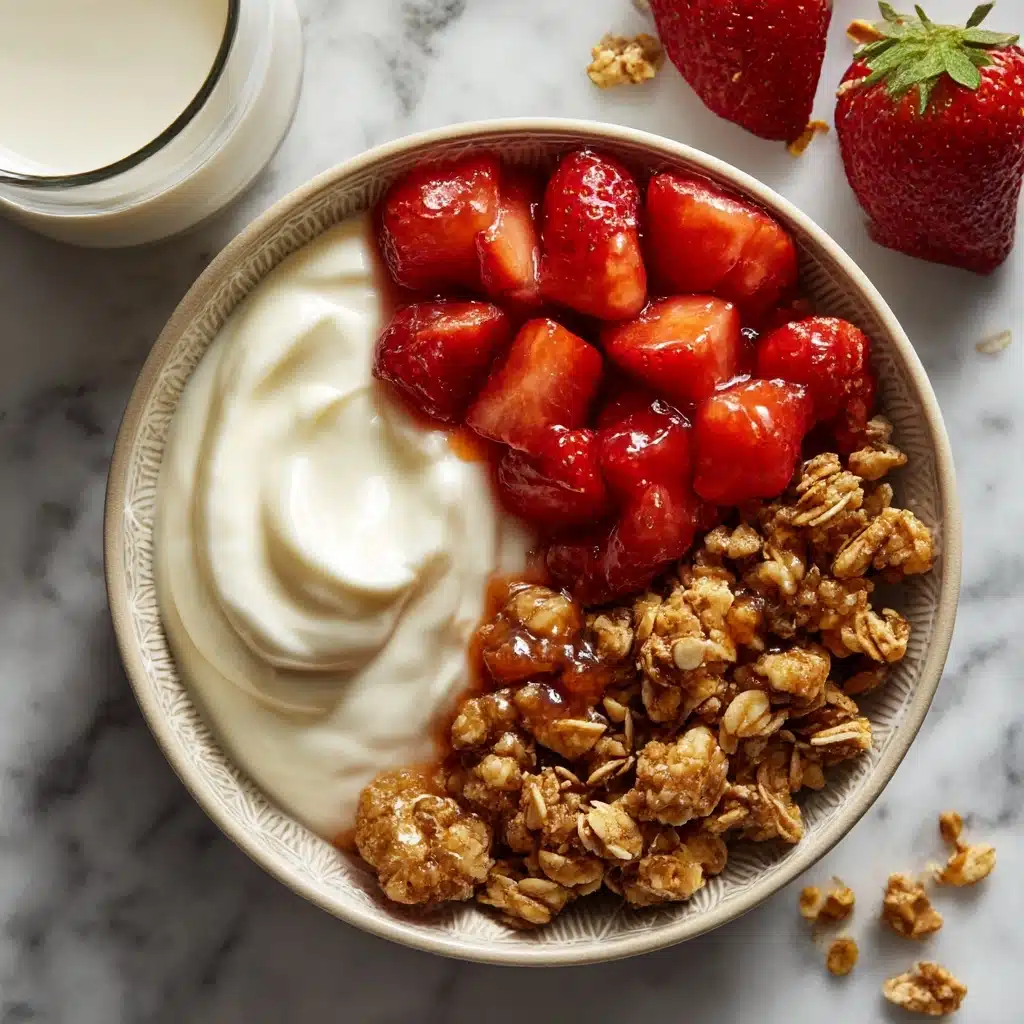 Strawberry Shortcake Yogurt Bowls Recipe - Recipe Image