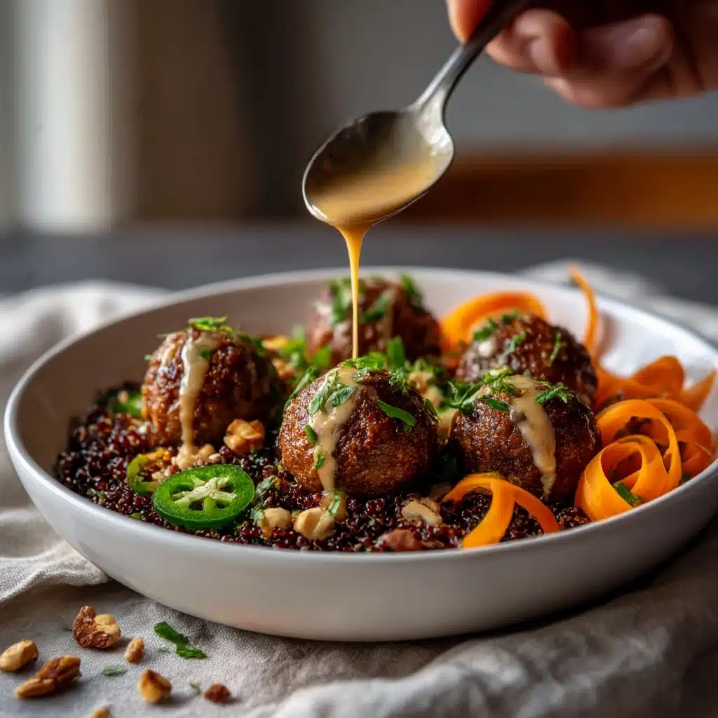 Banh Mi Bowls with Lemongrass Meatballs Recipe - Recipe Image