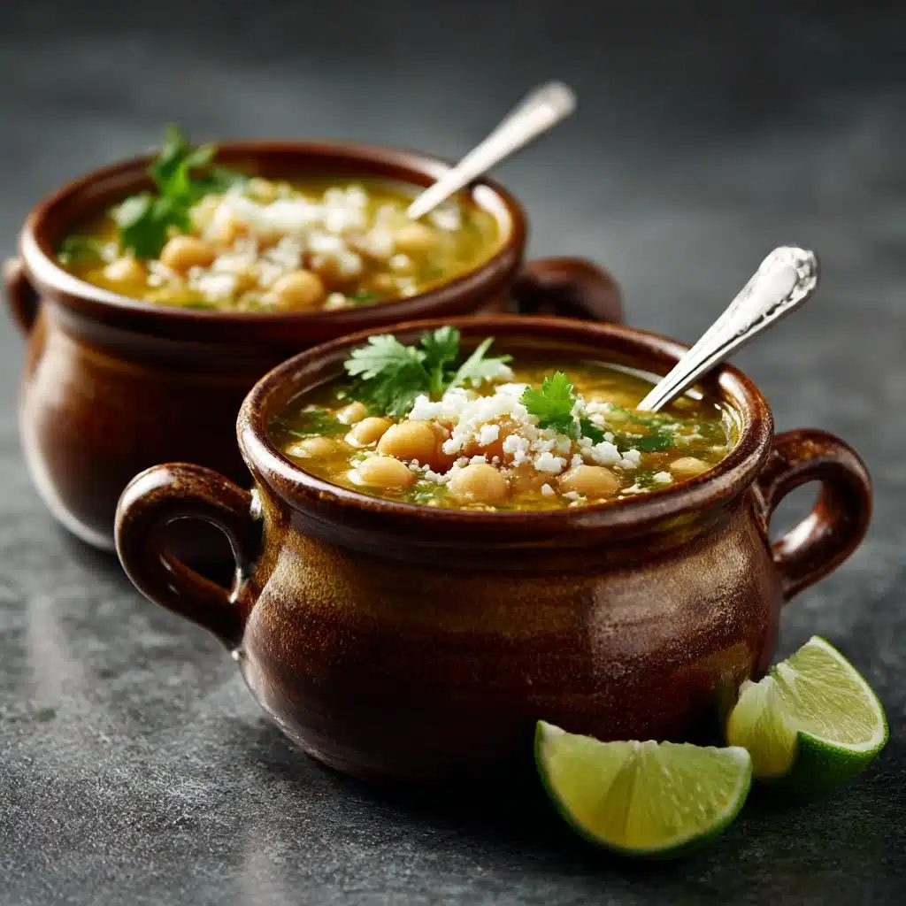 Mushroom Poblano Posole Verde Recipe