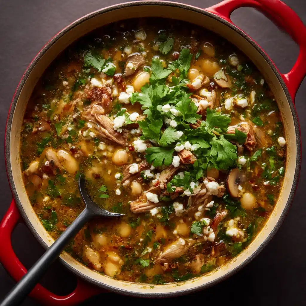 Mushroom Poblano Posole Verde Recipe - Recipe Image