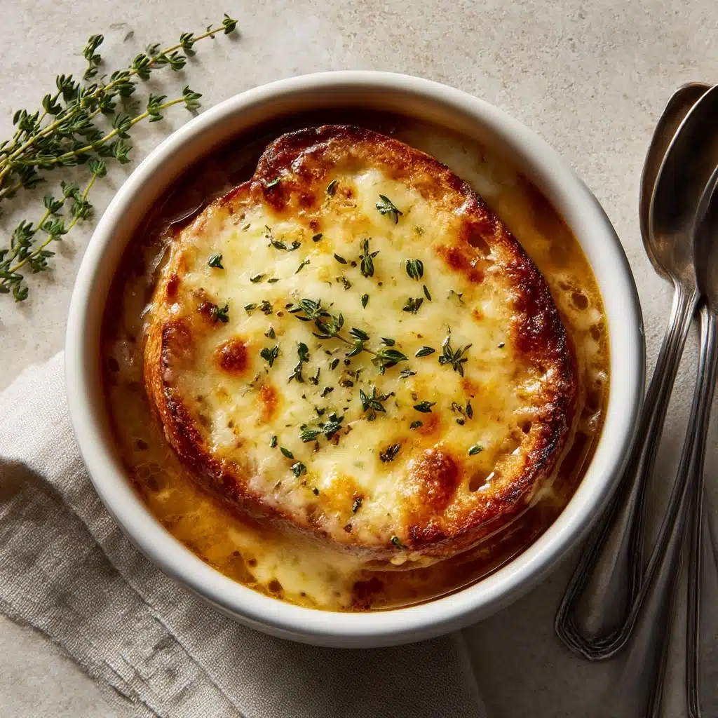 French Onion Chicken Soup Recipe - Recipe Image