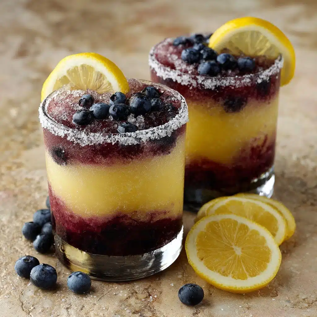 Blueberry Lemon Drop Slushies Recipe - Recipe Image