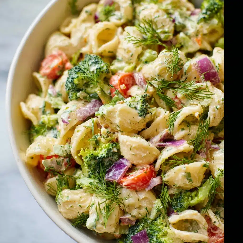 Creamy Ranch Protein Pasta Salad Recipe - Recipe Image
