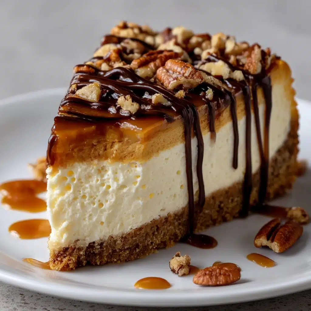 Turtle Pumpkin Cheesecake Recipe - Recipe Image