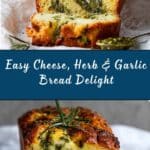 Cheese, Herb & Garlic Quick Bread Recipe