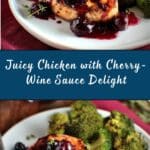 Chicken with Cherry-Wine Pan Sauce Recipe