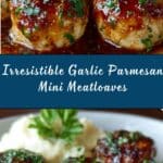 Garlic Parmesan Meatloaves Recipe
