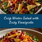 Winter Salad with Tangy Homemade Vinaigrette Recipe
