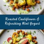 Roasted Cauliflower With Mint Yogurt Sauce Recipe