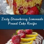 Strawberry Lemonade Pound Cake Recipe
