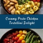 Pesto Chicken Tortellini and Veggies Recipe