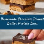 Chocolate Peanut Butter Protein Bars Recipe