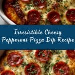 Cheesy Pepperoni Pizza Dip Recipe