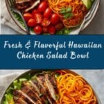 Hawaiian Chicken Salad Bowl Recipe