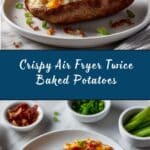 Air Fryer Twice Baked Potatoes Recipe