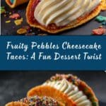 Fruity Pebbles Cheesecake Tacos Recipe