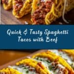 Spaghetti Tacos with Ground Beef Recipe