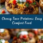 Cheesy Taco Potatoes Recipe