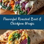 Roasted Beet & Chickpea Wraps Recipe