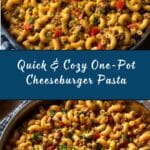 One-Pot Cheeseburger Pasta Skillet Recipe
