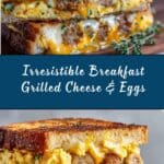 Breakfast Grilled Cheese with Eggs Recipe