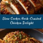 Slow Cooker Herb-Crusted Chicken Breast Recipe